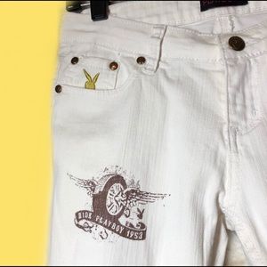 PLAYBOY White Capris